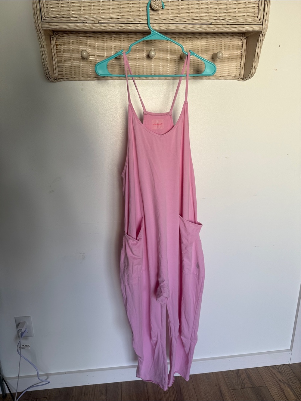 Free People women’s Pink hot shot onesie size medium